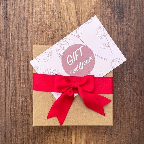 100 pcs gift certificates - 100,