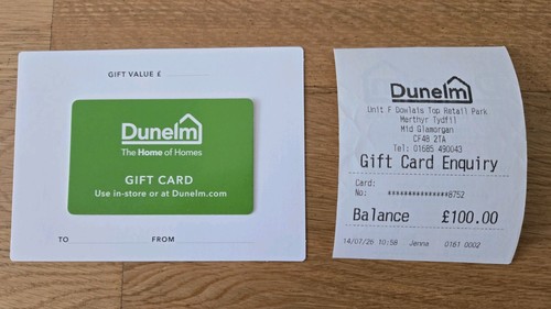 100 dunelm gift card voucher - gift,