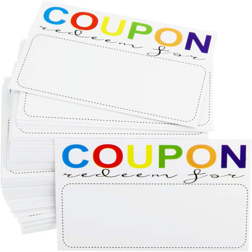Coupon cards pack - coupon, 100