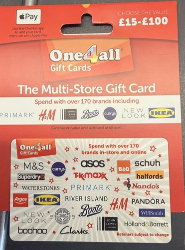 One4all gift card - one4all, –