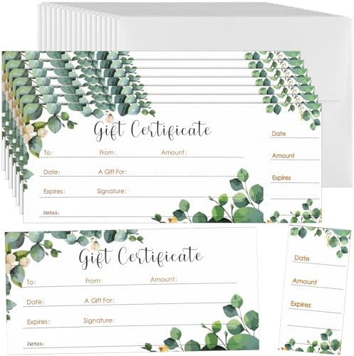 Sets gift certificate for - sets,