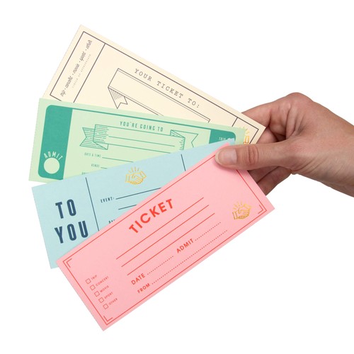Coupon book blank tickets to - |,