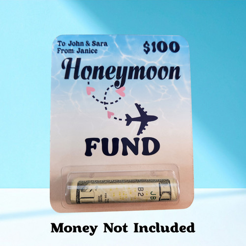 Honeymoon fund money card - honeymoon,