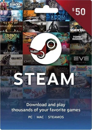 Steam gift card prepaid - gift,