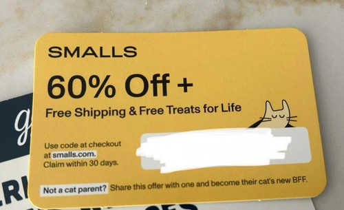 Smalls off cat food - smalls,