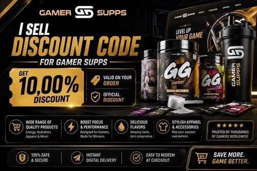 Gamer supps off discount - supps, 10%