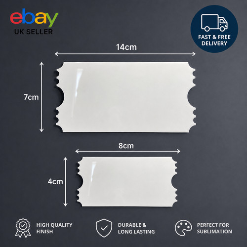Acrylic ticket gift voucher - acrylic,