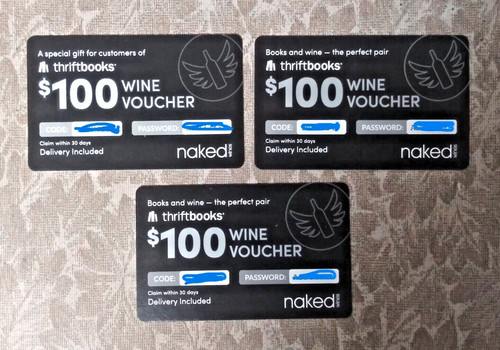 Set 100 wine vouchers - set, of