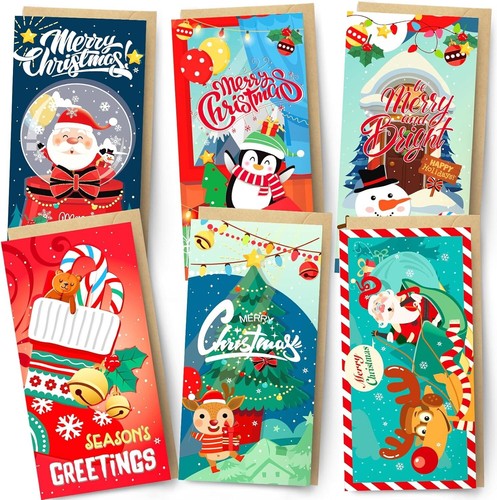 Christmas money cards pack - money,