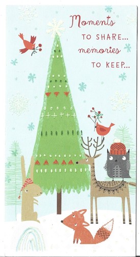New christmas card - card, 3.5x7.25