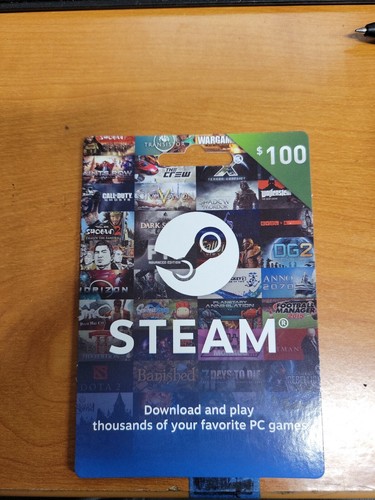 Steam gift card 100 - $100,
