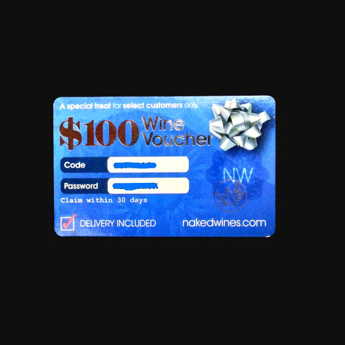 Naked wine voucher - wine,