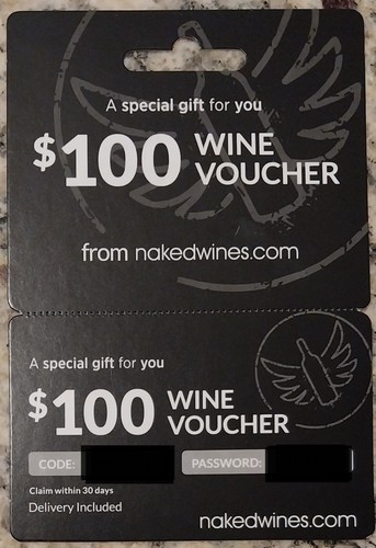 100 wine voucher - voucher, gift