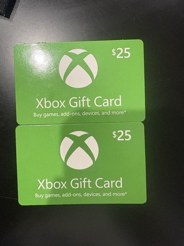 Unscratched xbox gift cards - xbox,