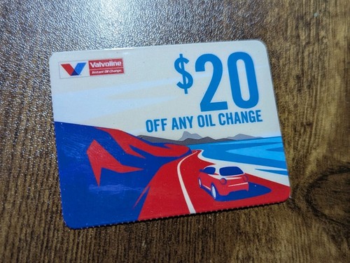 Valvoline gift card coupon 20 - gift,