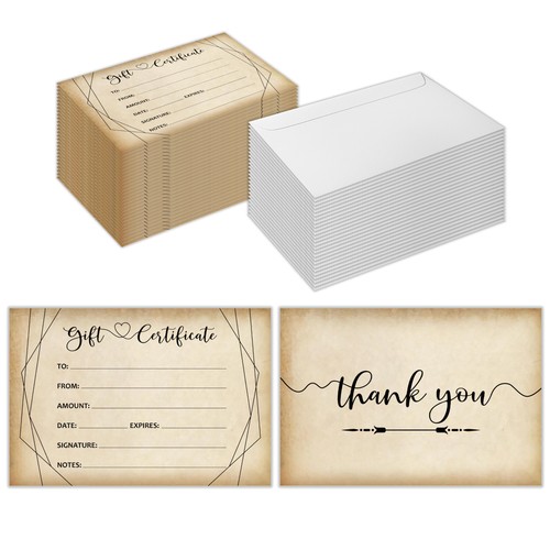 Pcs blank thank you - blank, gift