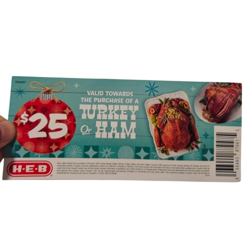 Turkey ham 25 - ham, $25