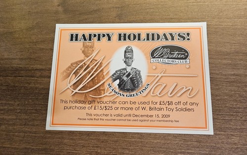 2009 holiday gift voucher from - 2009,