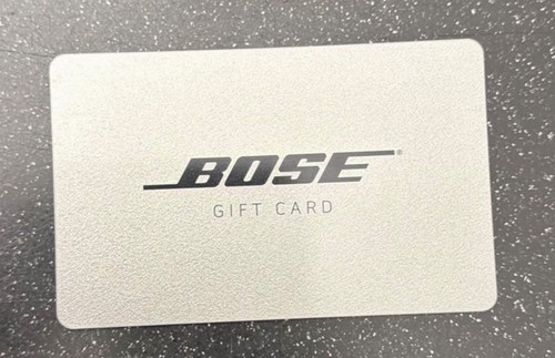 Bose gift card - bose, no