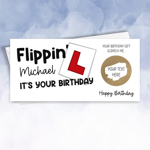 Personalised birthday driving - birthday,