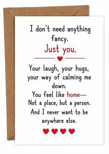 Love card for him her - him,