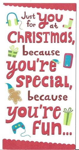 New christmas card 5x7 money - new,