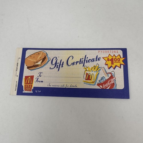 Mcdonald 1997 gift - mcdonald's,