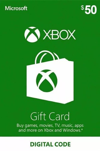 Xbox live gift - 50, usd