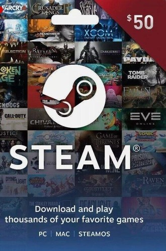 Steam gift card prepaid - gift,