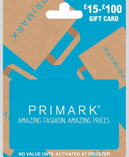 Primark gift card 15 - uk, £15
