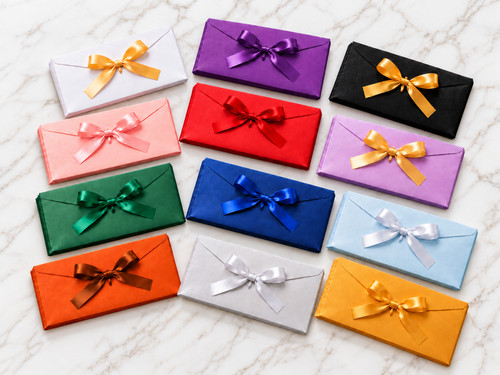 Bow tied luxury ribbon gift - tied,