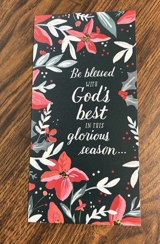 Christmas money gift card - money, &