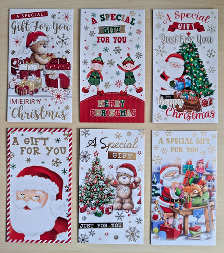 Mixed cute christmas money - 6,